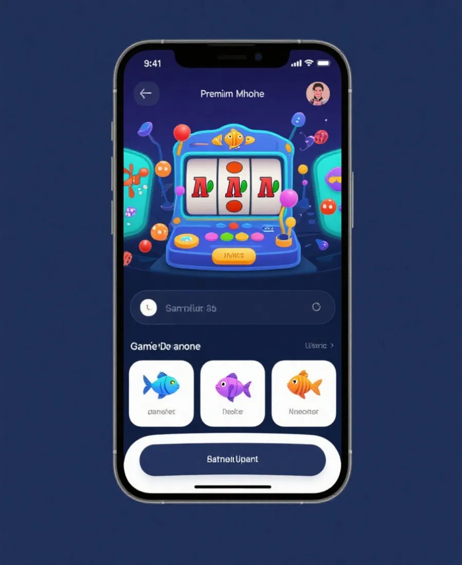 移动端热门游戏界面示意图